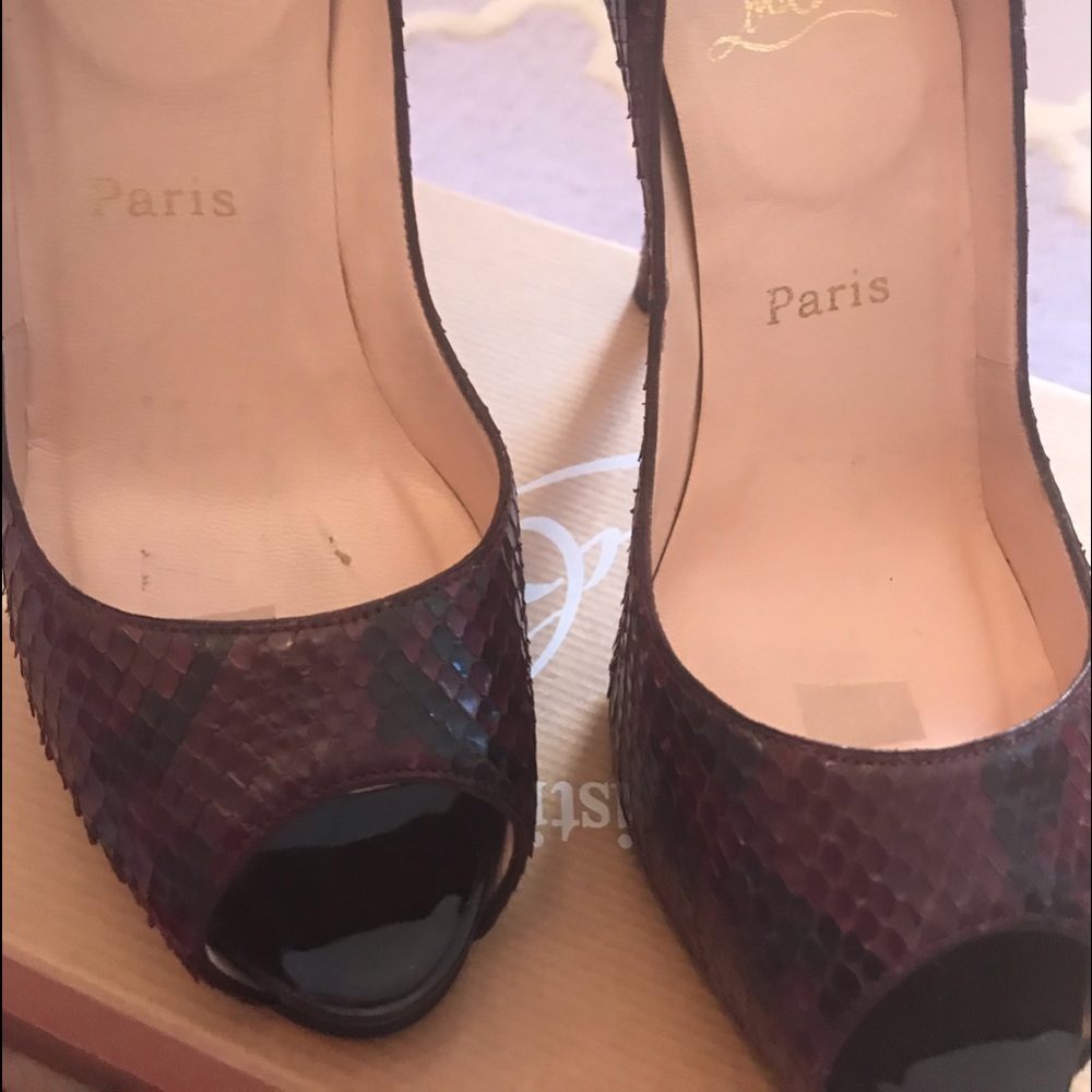 Christian Louboutin Python Very Prive 6.5 - image 3